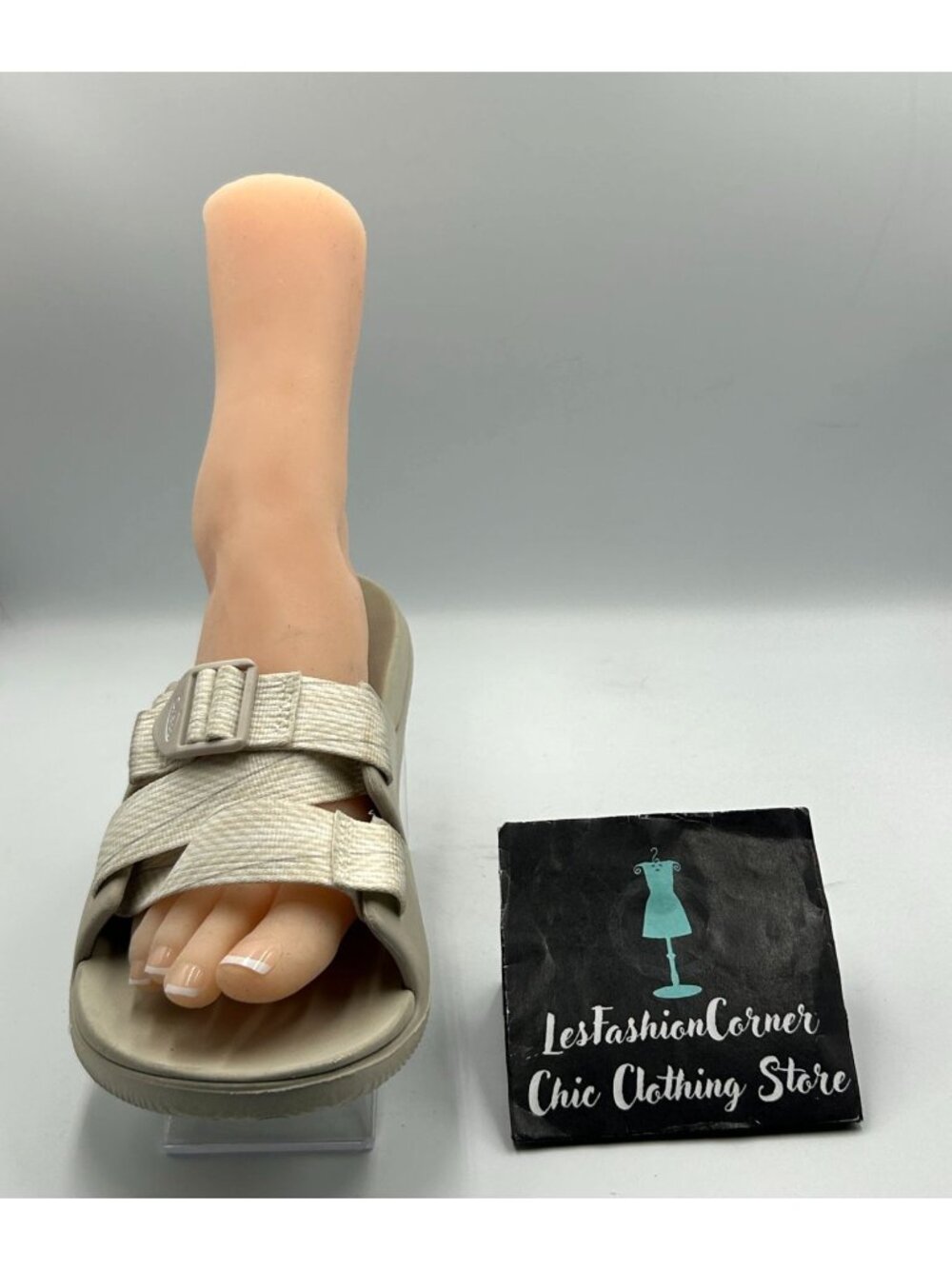Chaco Women's Beige Chillos Slide Adjustable Straps Size 9 3360 - Picture 16 of 16